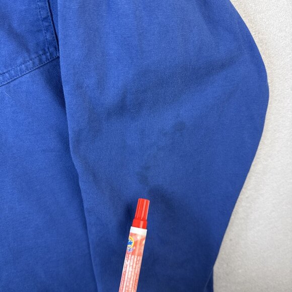 Duluth Trading Polo Shirt Mens L Blue Longtail T Long Sleeve Outdoors Workwear - Picture 3 of 12